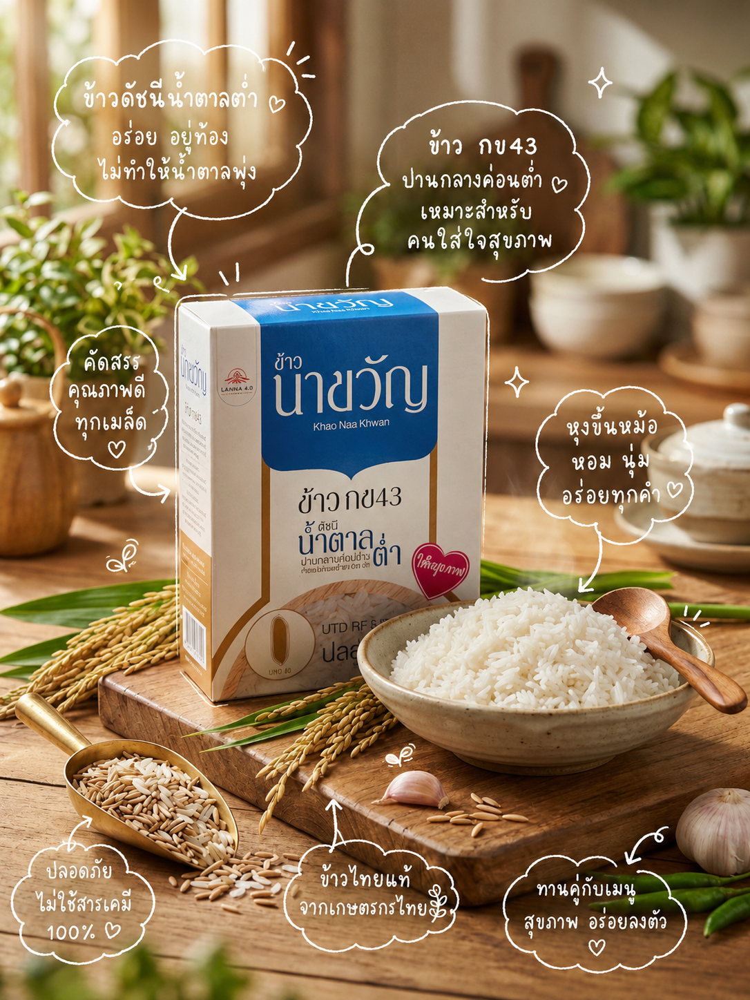 ข้าวกข 43 ตรานาขวัญ