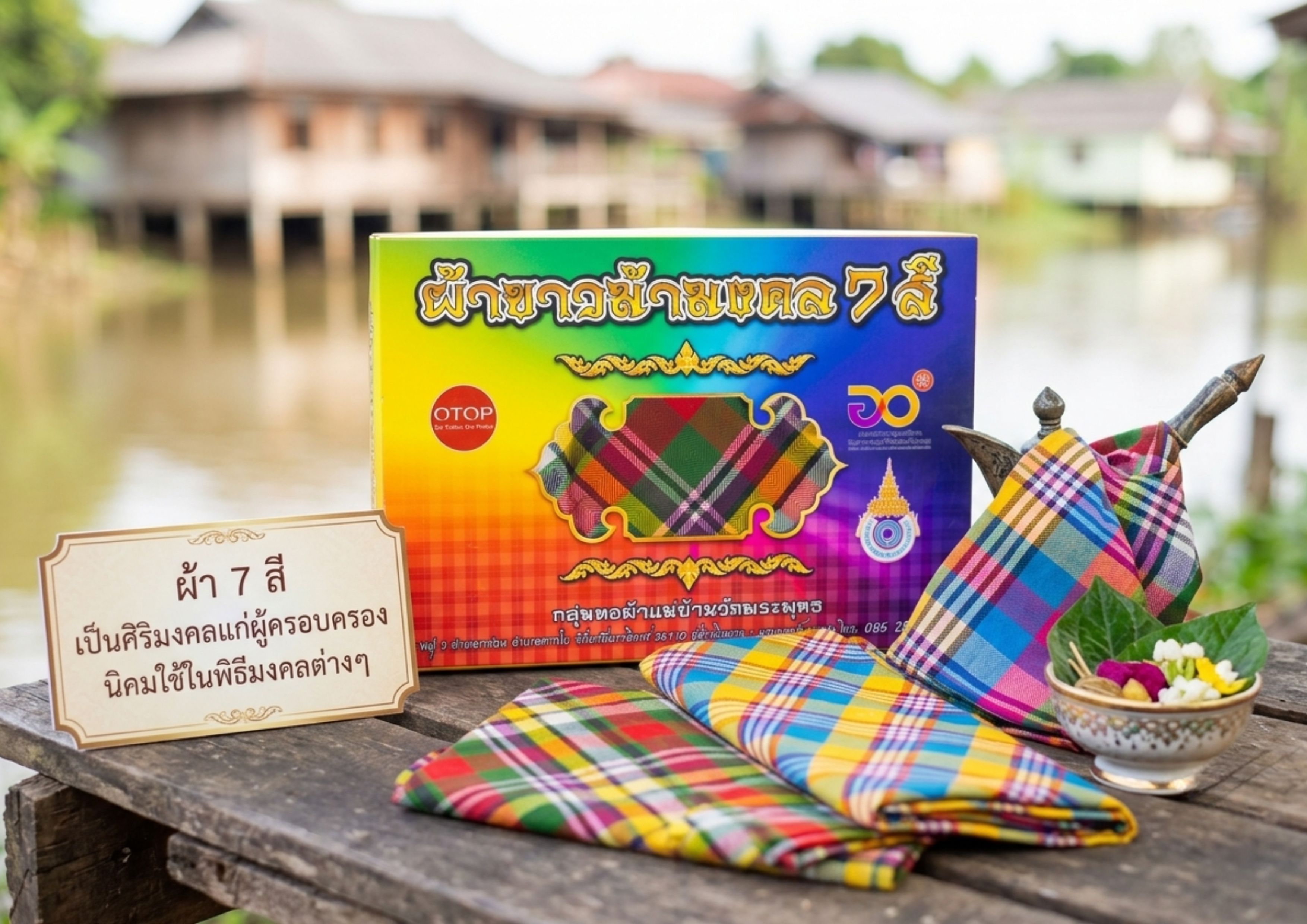 ผ้าขาวม้า 7 สี
