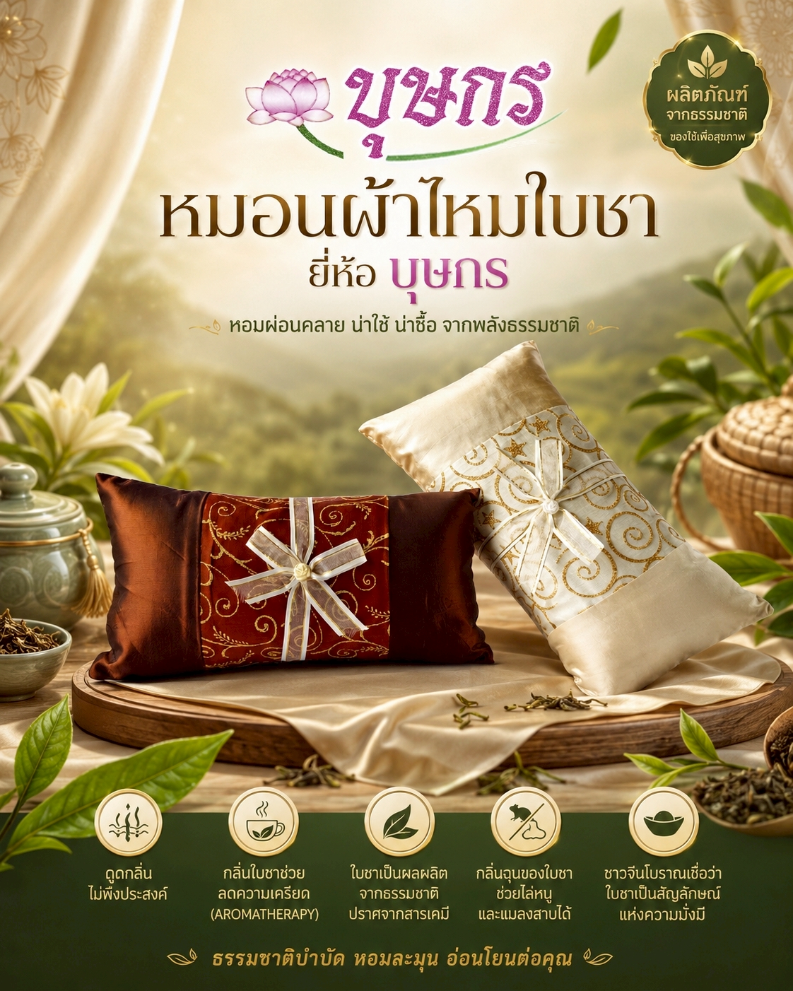 หมอนใบชา