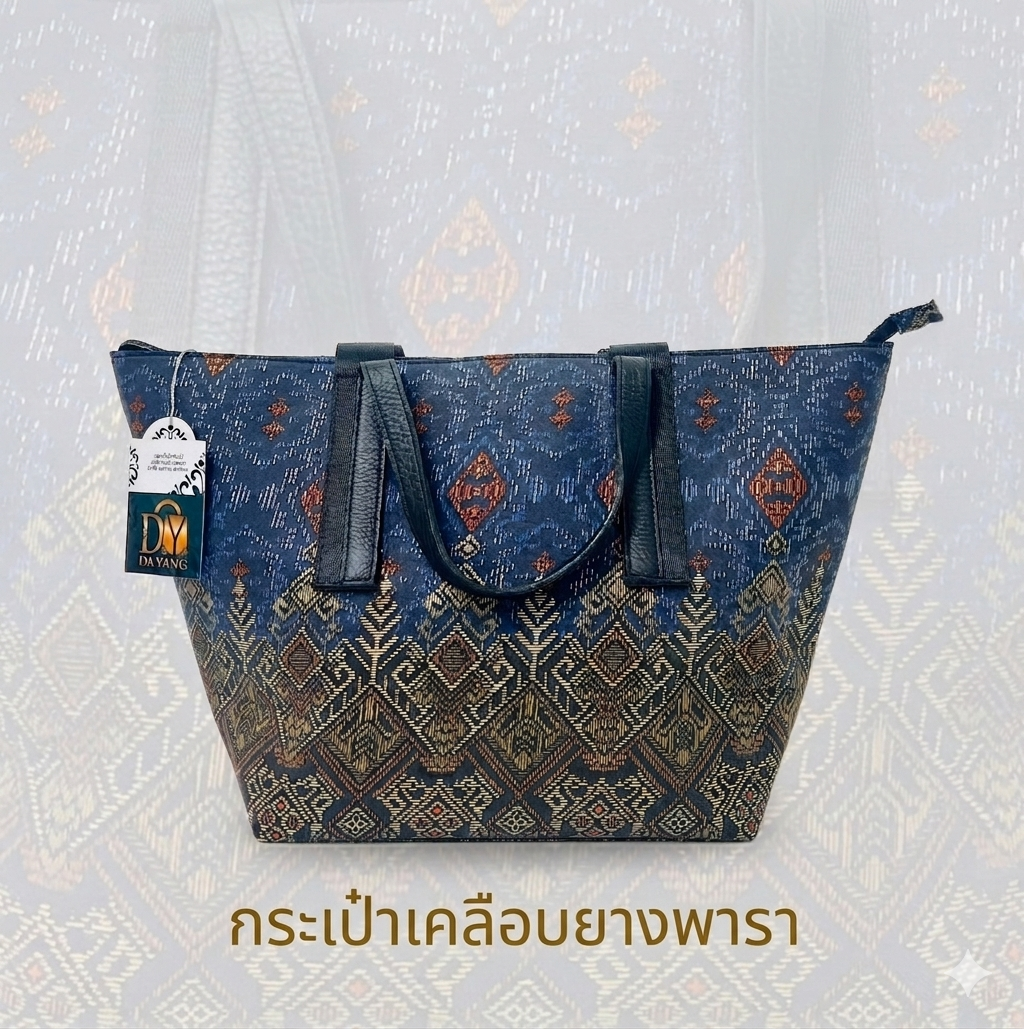 กระเป๋าเคลือบยางพารา