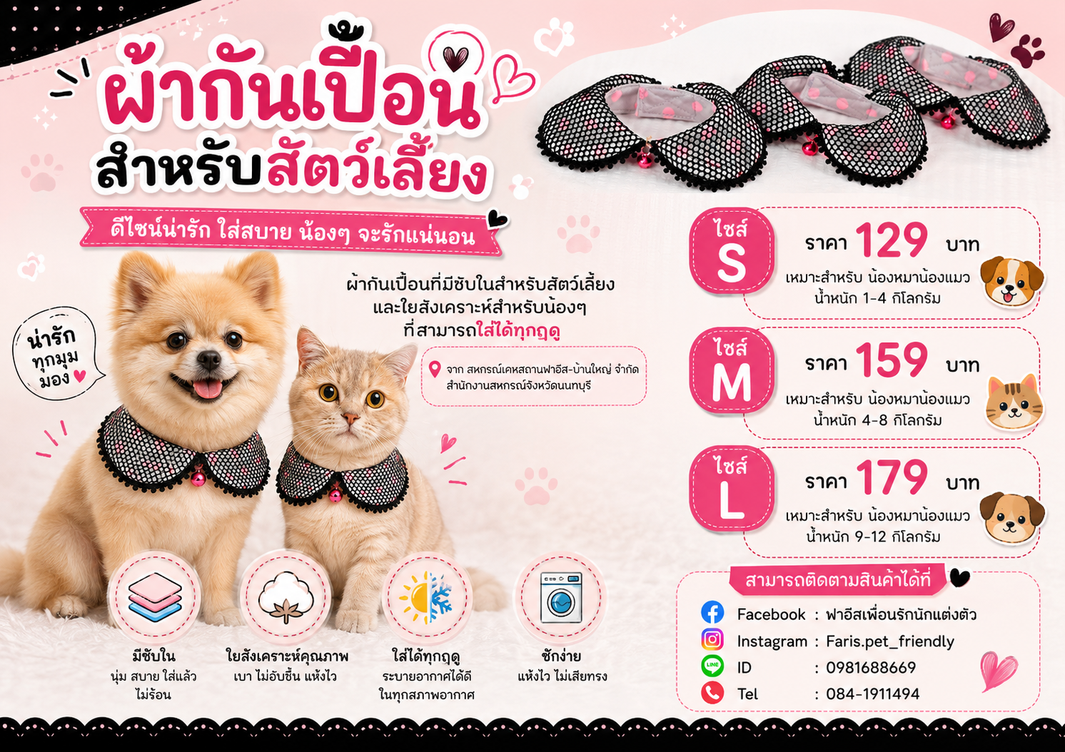 คอลล่าน้องหมา​ น้องแมว​