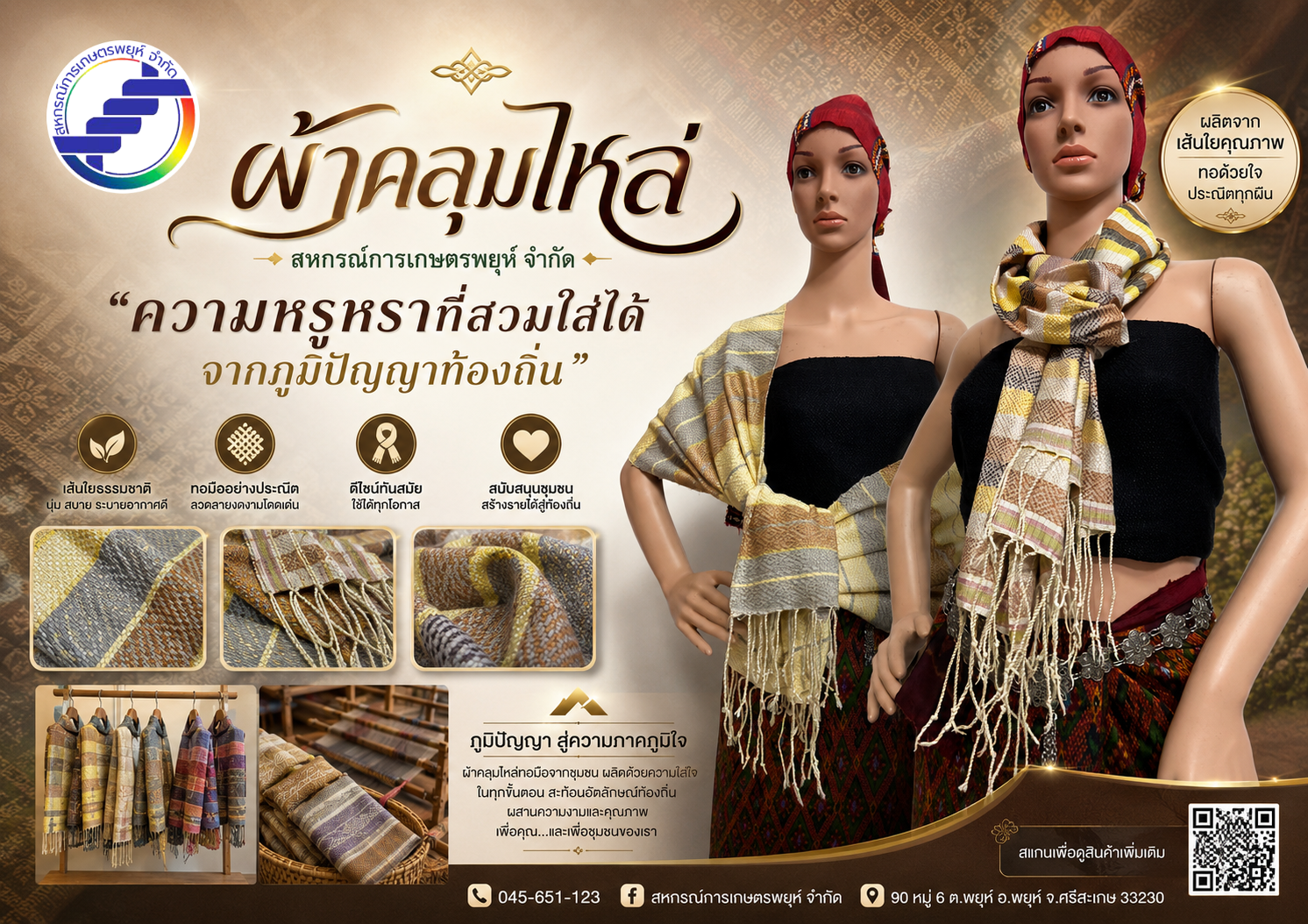 ผ้าคลุมไหล่ (ผ้าไหม)