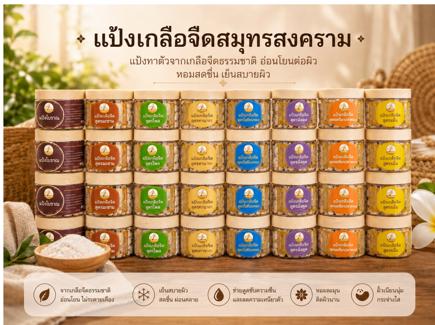 แป้งเกลือจืดสมุทรสงคราม