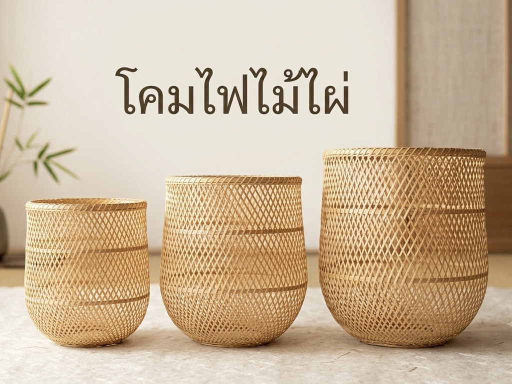 โคมไฟไม้ไผ่