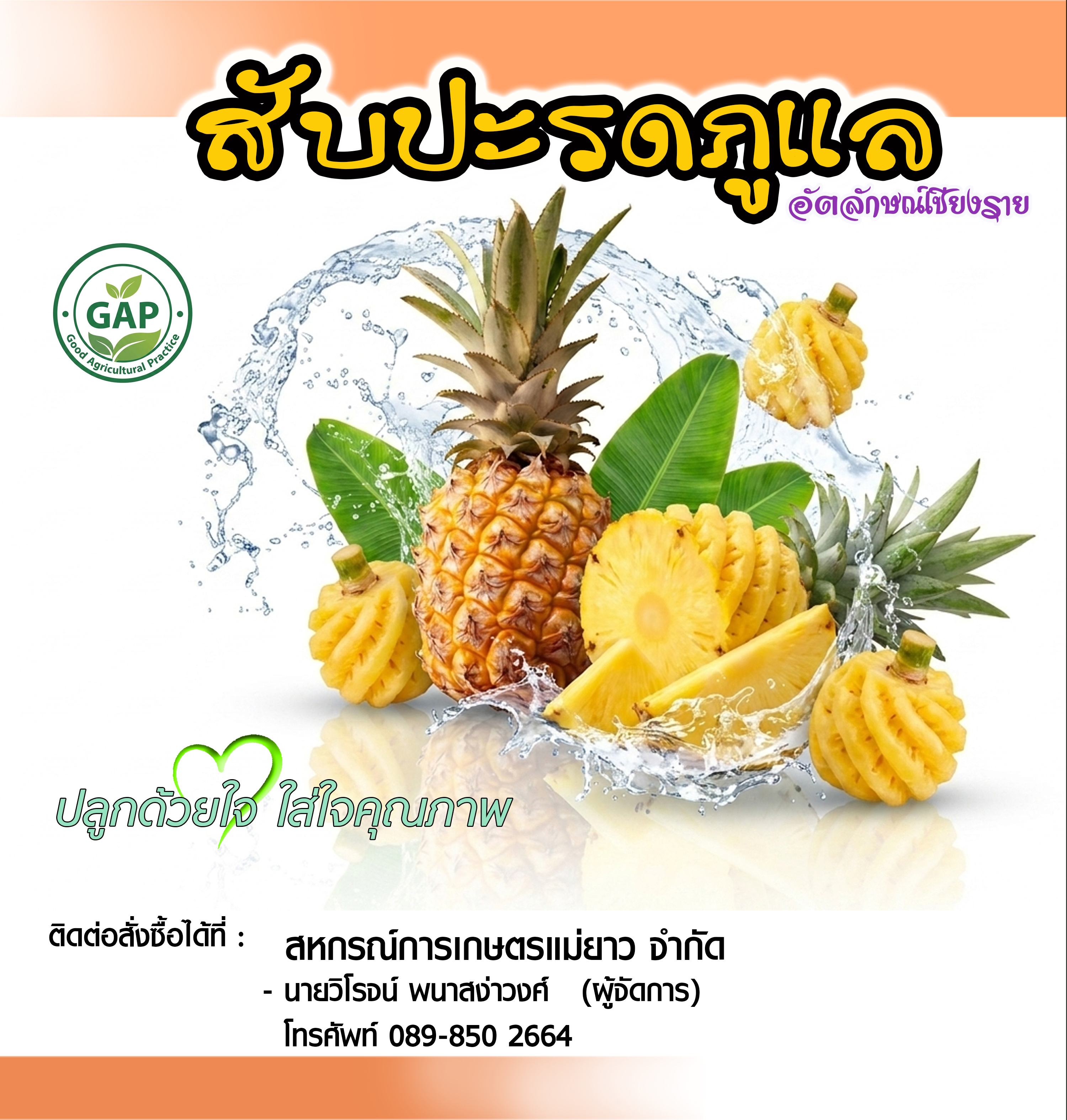 สับปะรดสดภูแล (Pre-order)