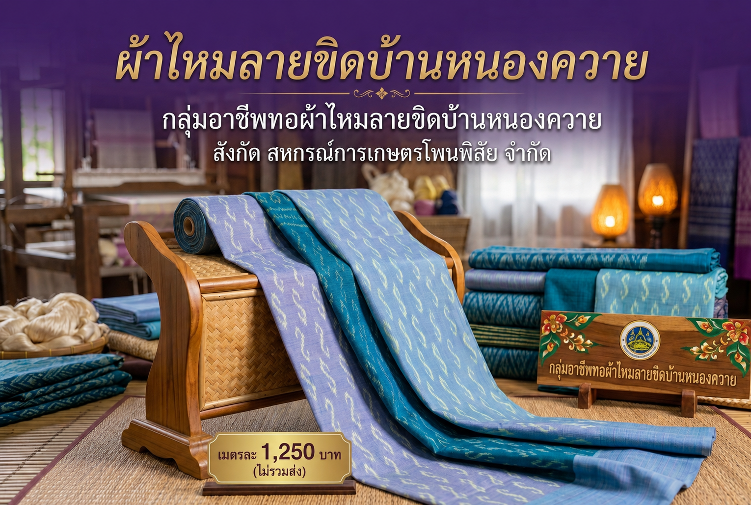 ผ้าไหมทอมือ