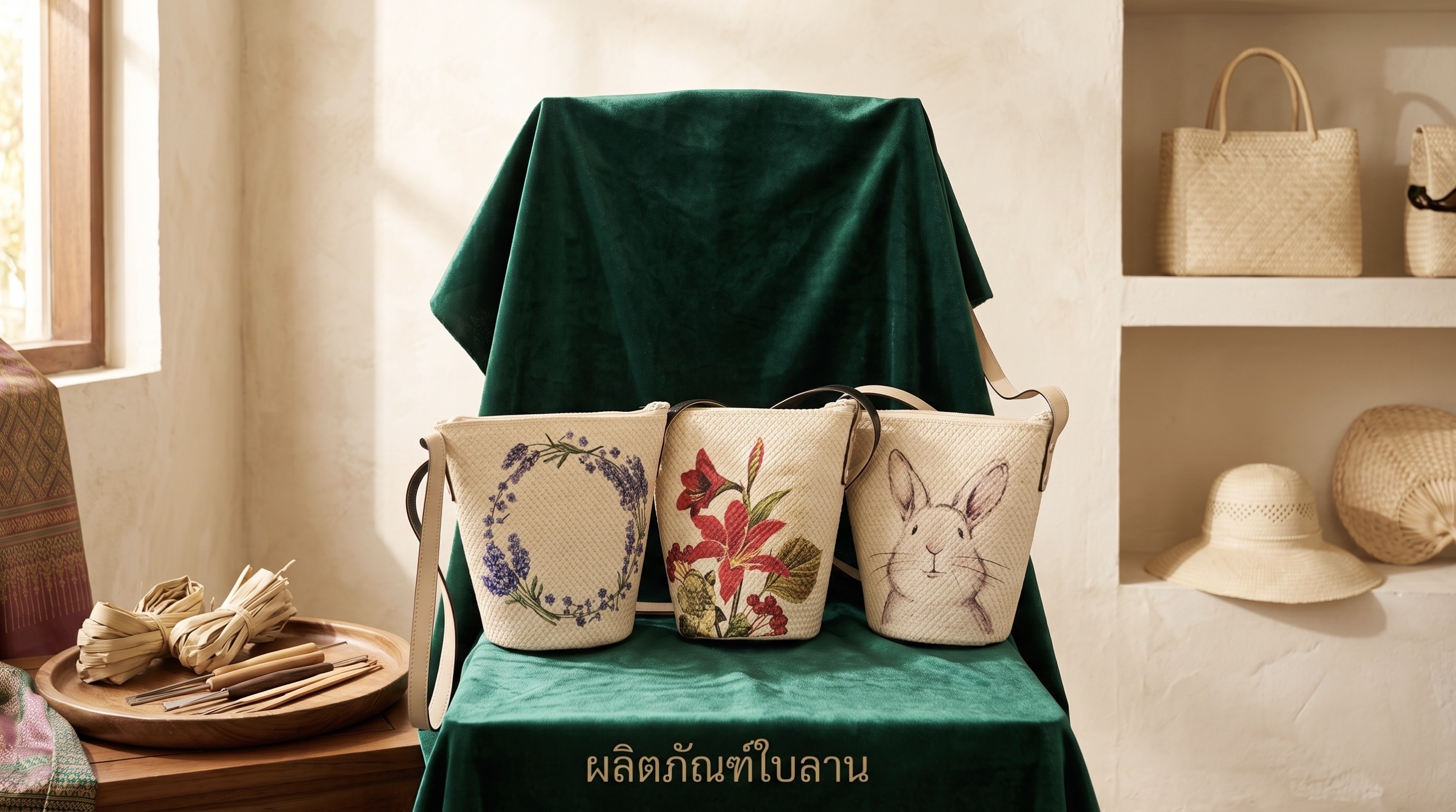 กระเป๋าใบลาน