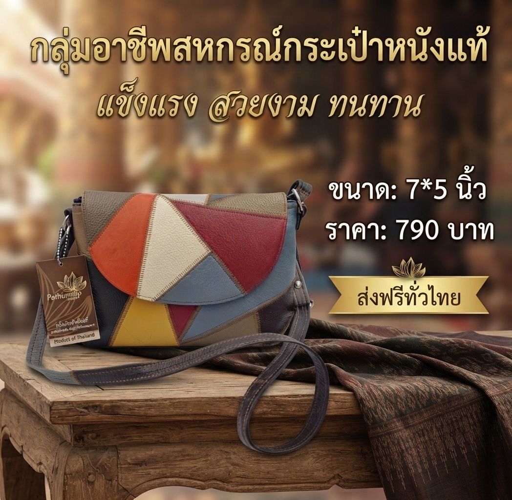 กระเป๋าหนังแท้